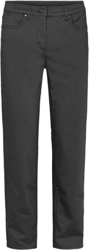 LauRie Straight Trousers Black Dames