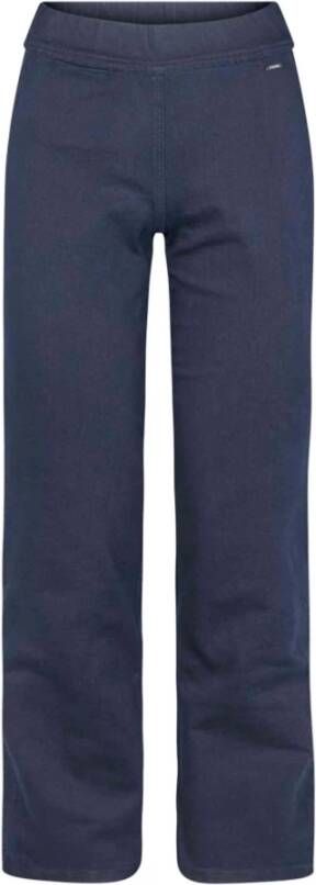 LauRie Wide Trousers Blauw Dames