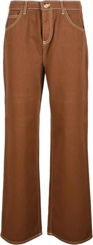L'Autre Chose Jeans Brown Dames