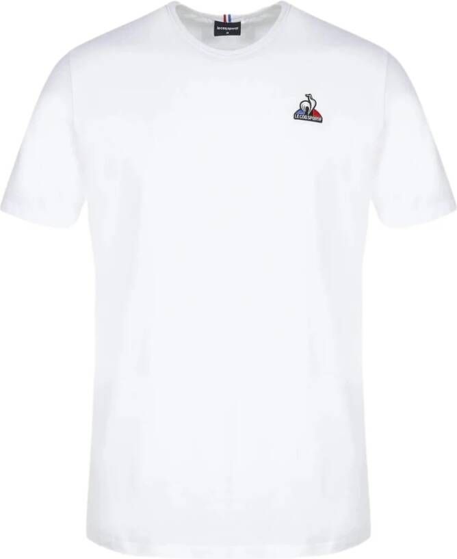 Le Coq Sportif Wit Ess Tee Ss N°3 T-Shirt White Heren