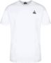 Le Coq Sportif Wit Ess Tee Ss N°3 T-Shirt White Heren - Thumbnail 3
