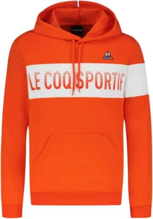Le Coq Sportif Hoodies Oranje Heren