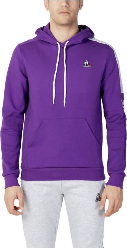 Le Coq Sportif Sweatshirts & Hoodies Purple Heren