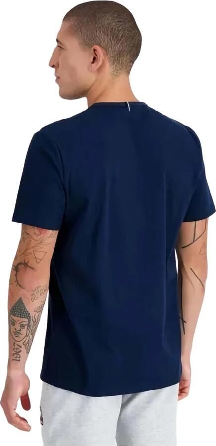 Le Coq Sportif Zachte en comfortabele korte mouwen Tee Blauw Heren - Foto 4