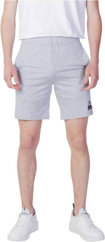 Le Coq Sportif Grijze Slip-On Shorts voor Heren Gray Heren
