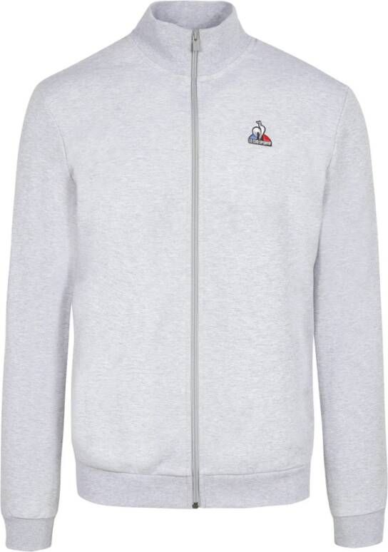 Le Coq Sportif Essentials Sweatshirt met Volledige Rits Gray Heren - Foto 3