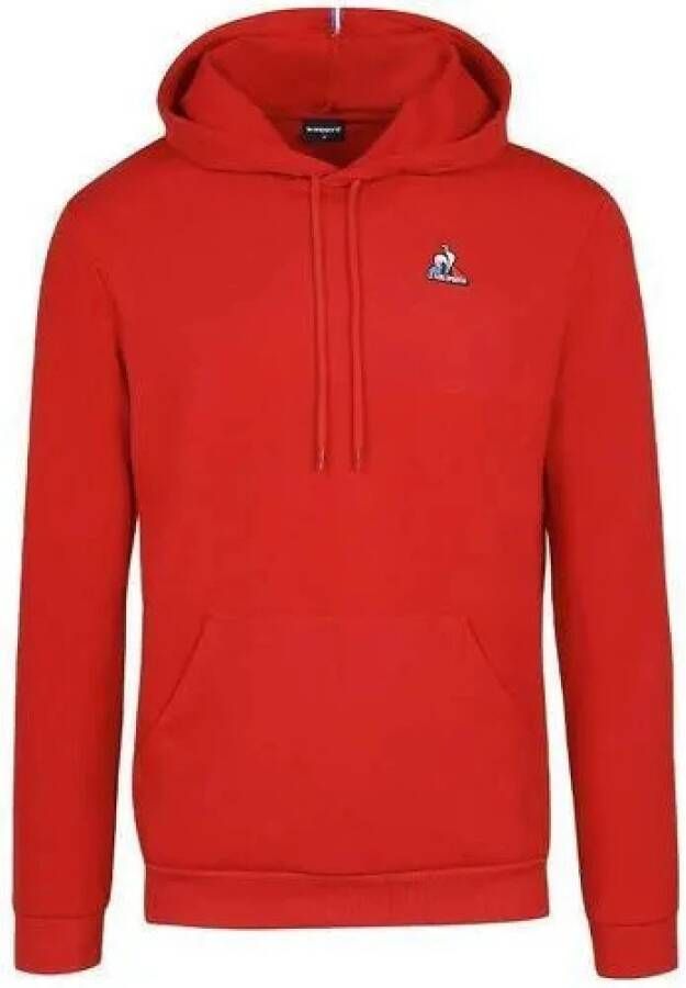 Le Coq Sportif Rode Sweaters voor Sportieve Stijl Rood Heren