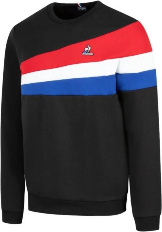 Le Coq Sportif Unisex Sweatshirt met Lange Mouwen Zwart Heren