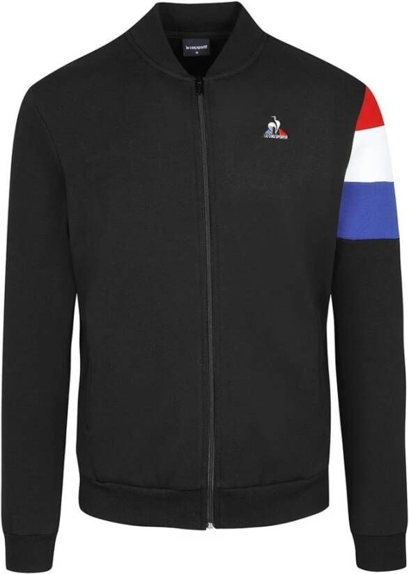 Le Coq Sportif Katoenmix Sweatshirt Zwart Heren