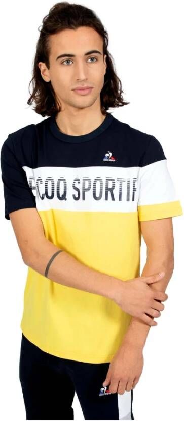 Le Coq Sportif T-shirt Saison 2 Geel Unisex