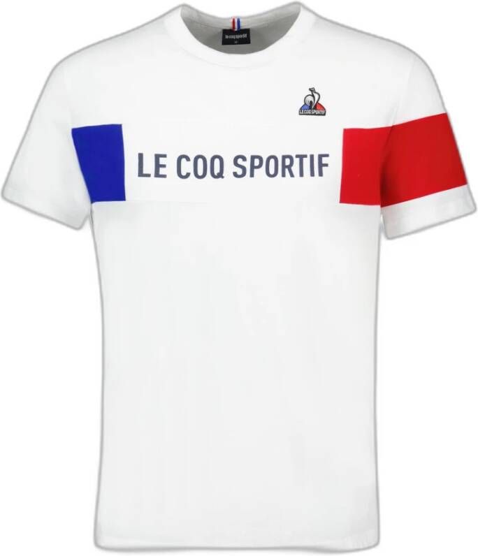 Le Coq Sportif T-shirt Tri N°1 Wit Heren