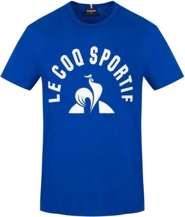 Le Coq Sportif T-shirts Blauw Heren