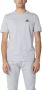 Le Coq Sportif Grijze Marl Katoenen T-Shirt Gray Heren - Thumbnail 2