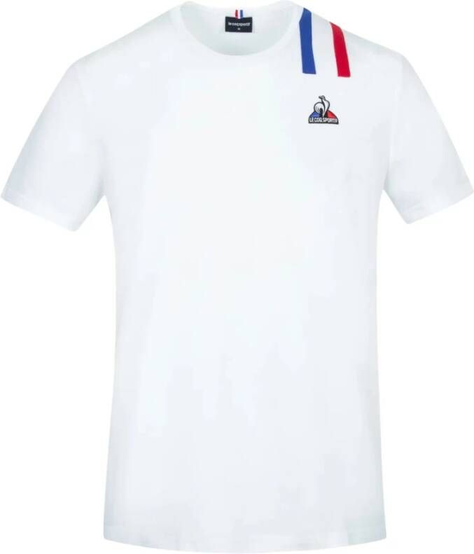 Le Coq Sportif T-Shirts Wit Heren