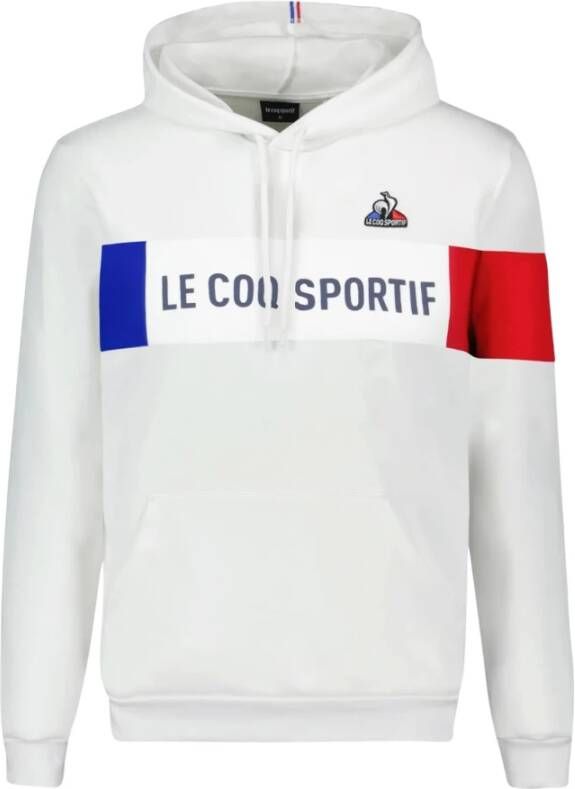 Le Coq Sportif Tricolor Hoodie Wit Heren