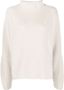 Le Kasha Round-neck Knitwear Beige Dames - Thumbnail 1