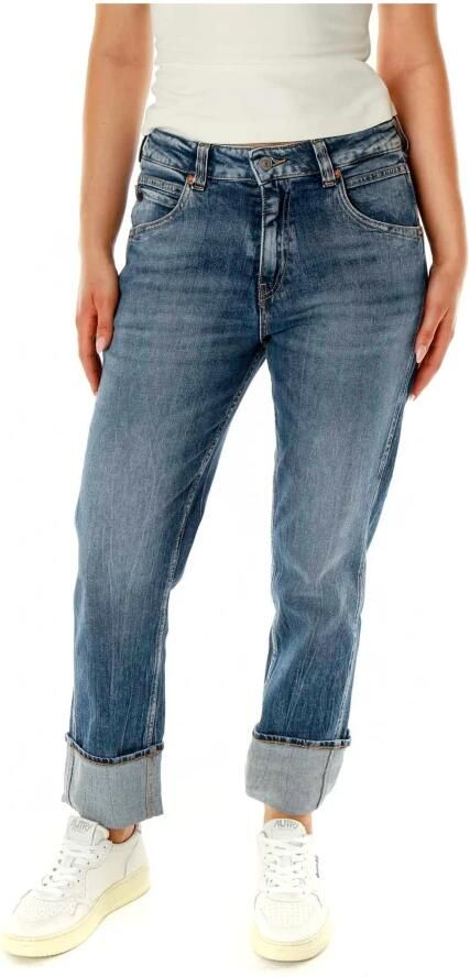 Le Temps Des Cerises High Waist Straight Fit Jeans Blue Dames - Foto 4