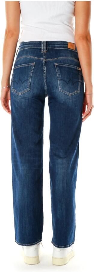 Le Temps Des Cerises Hoge Taille Straight Fit Jeans Blue Dames - Foto 3