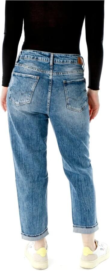 Le Temps Des Cerises Loose fit jeans Cosy met asymmetrische knoopsluiting - Foto 3