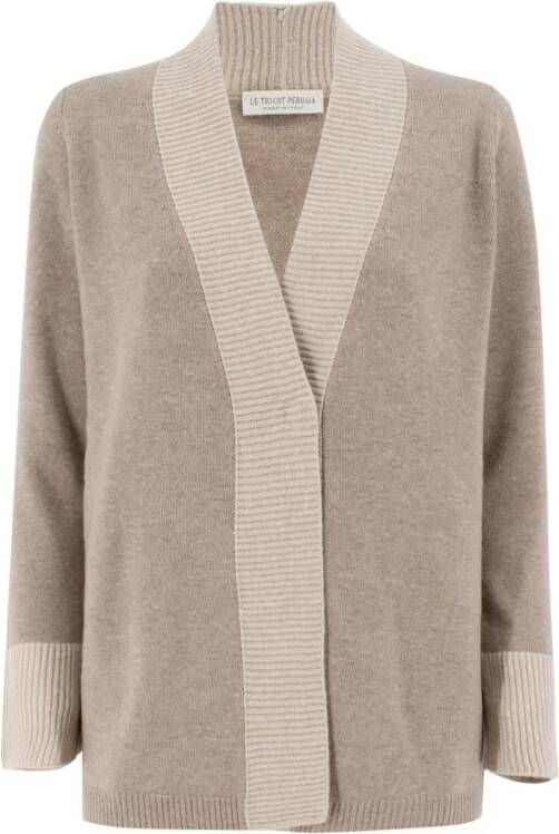 Le Tricot Perugia Jackets Beige Dames