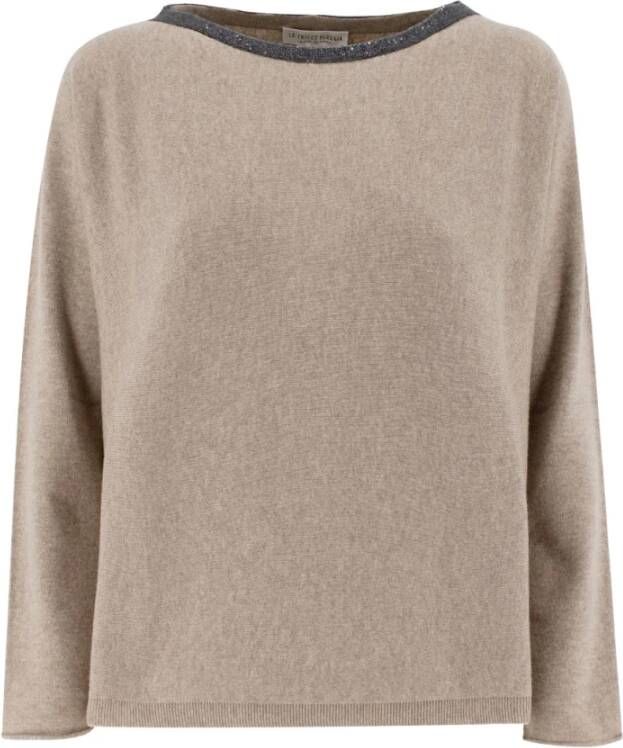 Le Tricot Perugia Knitwear Beige Dames