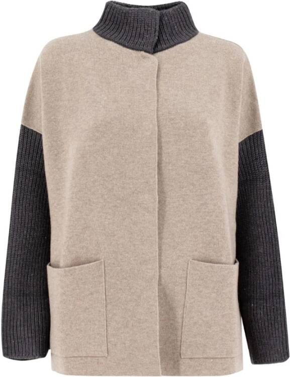 Le Tricot Perugia Knitwear Grijs Dames