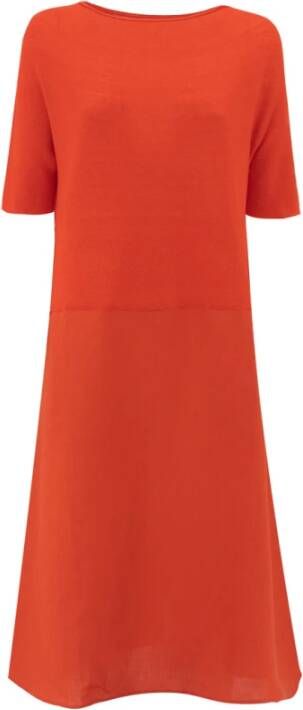 Le Tricot Perugia Midi Dresses Oranje Dames