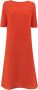 Le Tricot Perugia Midi Dresses Oranje Dames - Thumbnail 1