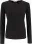 Le Tricot Perugia Round-neck Knitwear Zwart Dames - Thumbnail 1