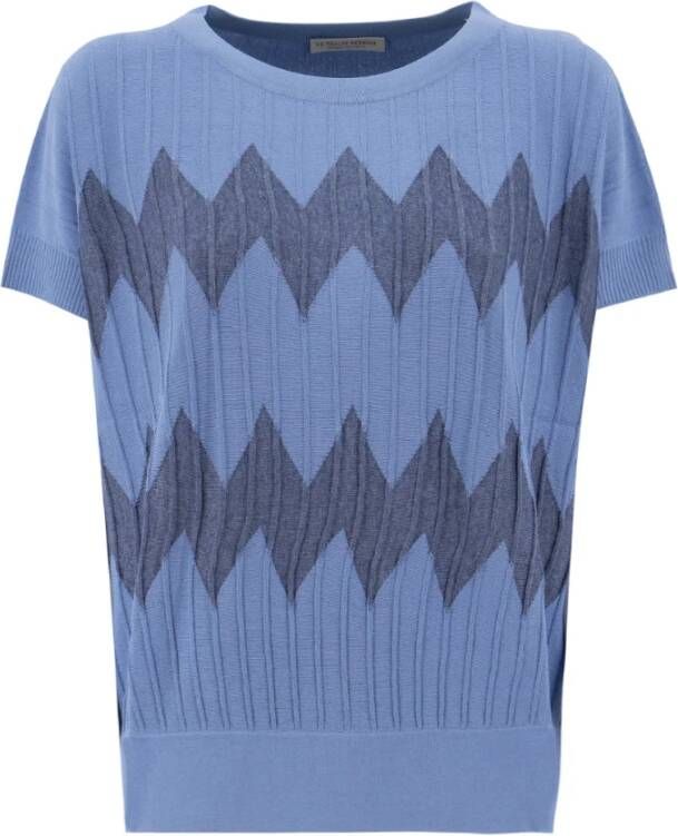 Le Tricot Perugia Shirts Blauw Dames