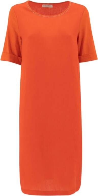 Le Tricot Perugia Short Dresses Oranje Dames
