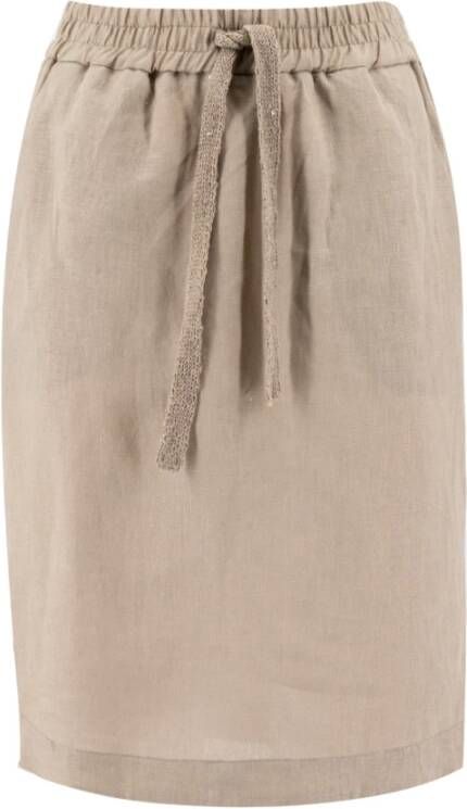 Le Tricot Perugia Short Skirts Beige Dames