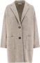 Le Tricot Perugia Single-Breasted Coats Beige Dames - Thumbnail 1