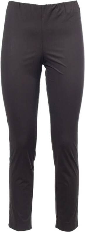Le Tricot Perugia Skinny Trousers Zwart Dames