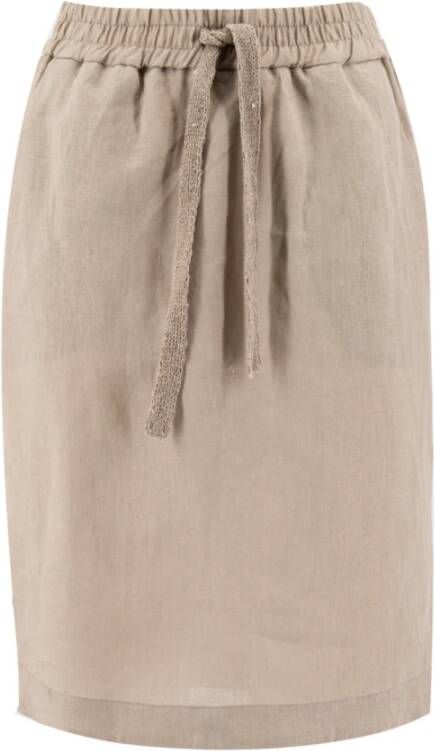 Le Tricot Perugia Skirts Beige Dames