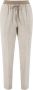 Le Tricot Perugia Slim-fit Trousers Beige Dames - Thumbnail 1