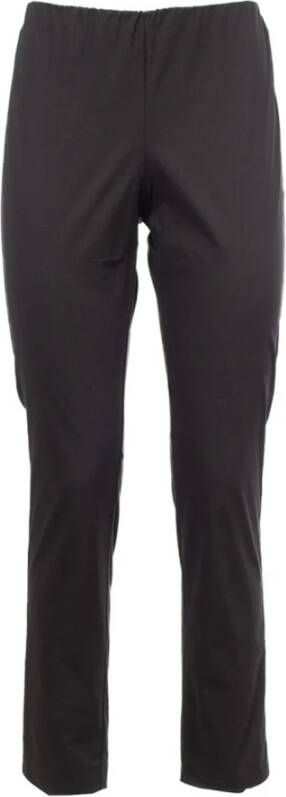 Le Tricot Perugia Slim-fit Trousers Zwart Dames