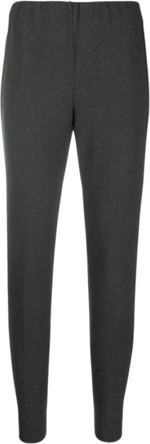 Le Tricot Perugia Slim-fit Trousers Zwart Dames