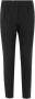Le Tricot Perugia Slim-fit Trousers Zwart Dames - Thumbnail 1