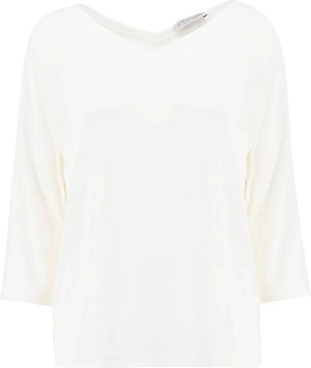 Le Tricot Perugia T-Shirts White Dames