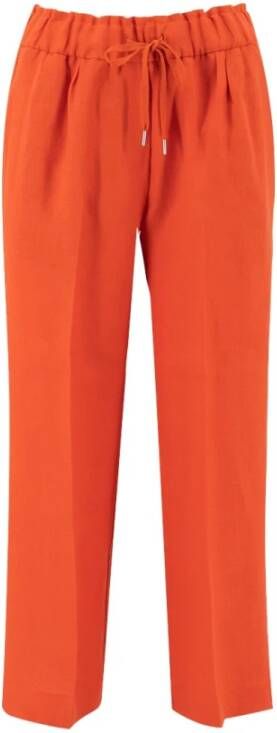 Le Tricot Perugia Wide Trousers Oranje Dames