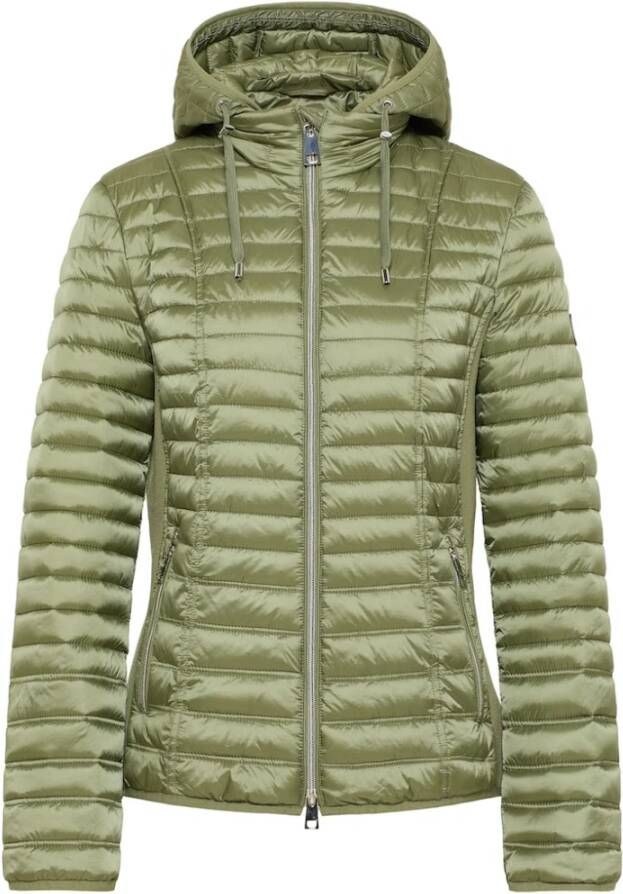 Lebek Down Jackets Groen Dames