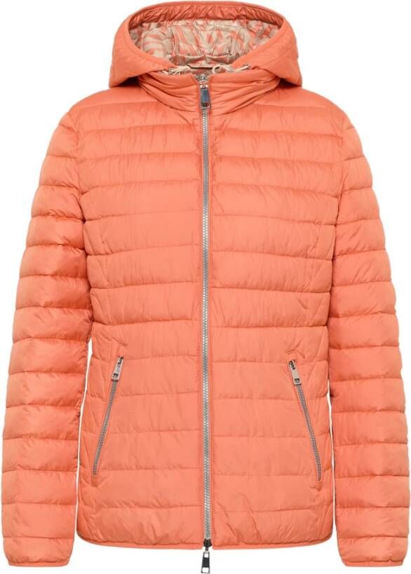 Lebek Down Jackets Oranje Dames