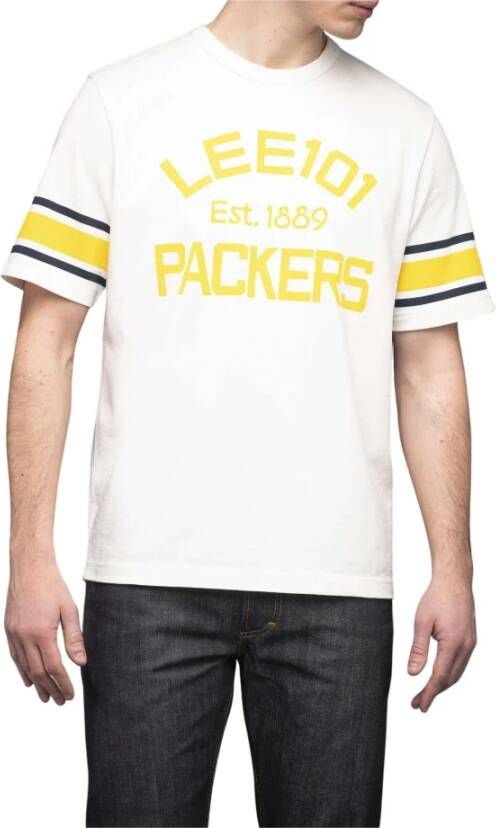 Lee 101 grafische tee clouddanser White Heren