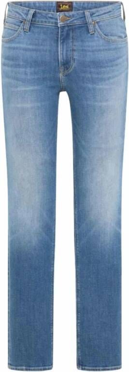 Lee Breese bootcut mid worn marth jeans Blauw Dames