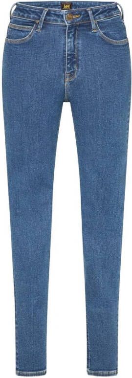 Lee high waist skinny jeans Forever fit medium blue denim
