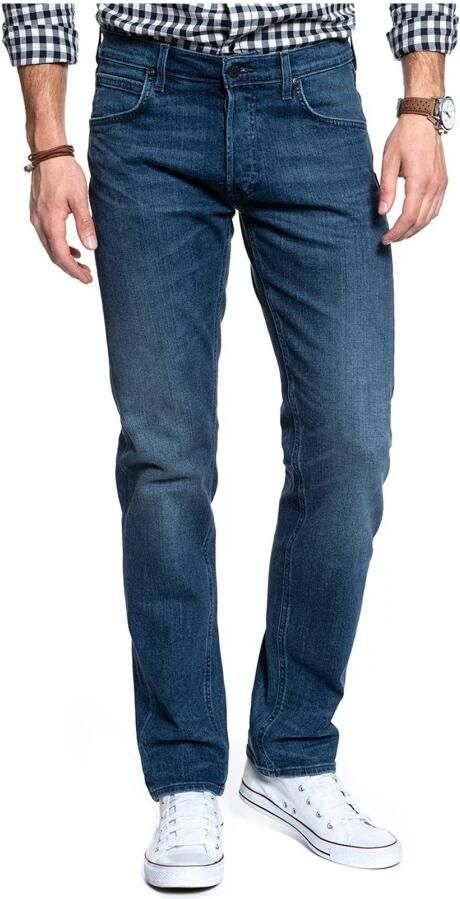 Lee Blauwe Regular Denim Jeans Blue Heren - Foto 3