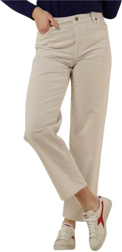 Lee Dames Jeans Wide Leg Long White Dames - Foto 5