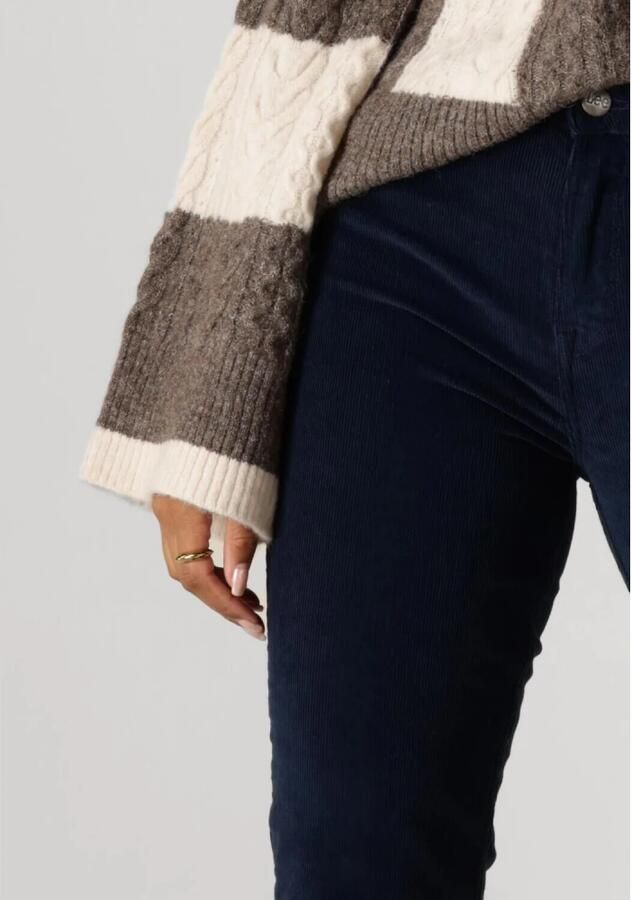 Lee Donkerblauwe Flared Corduroy Jeans Blue Dames - Foto 4