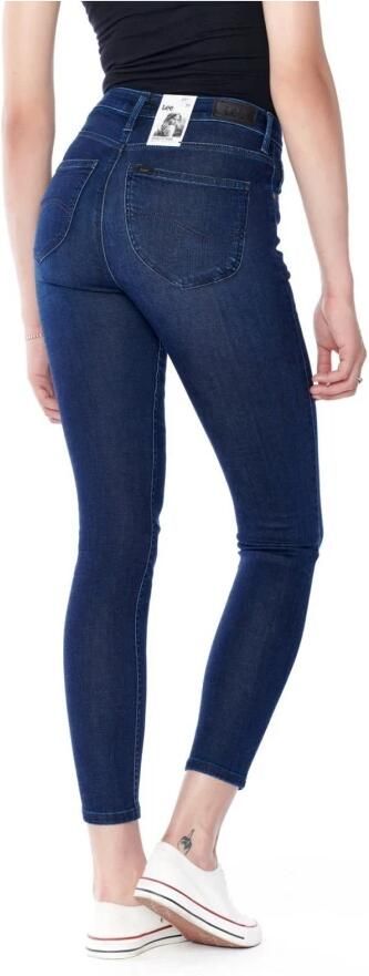 Lee Hoge taille skinny jeans Donker denim Blue Dames - Foto 2